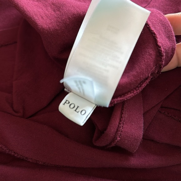 RALPH LAUREN POLO “Polo Bear” long sleeve T-shirt. Wine red. Size XXL. VGUC/EUC - Picture 6 of 8